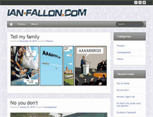 Tablet Screenshot of ian-fallon.com